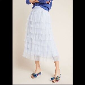 Anthropologie tuille skirt